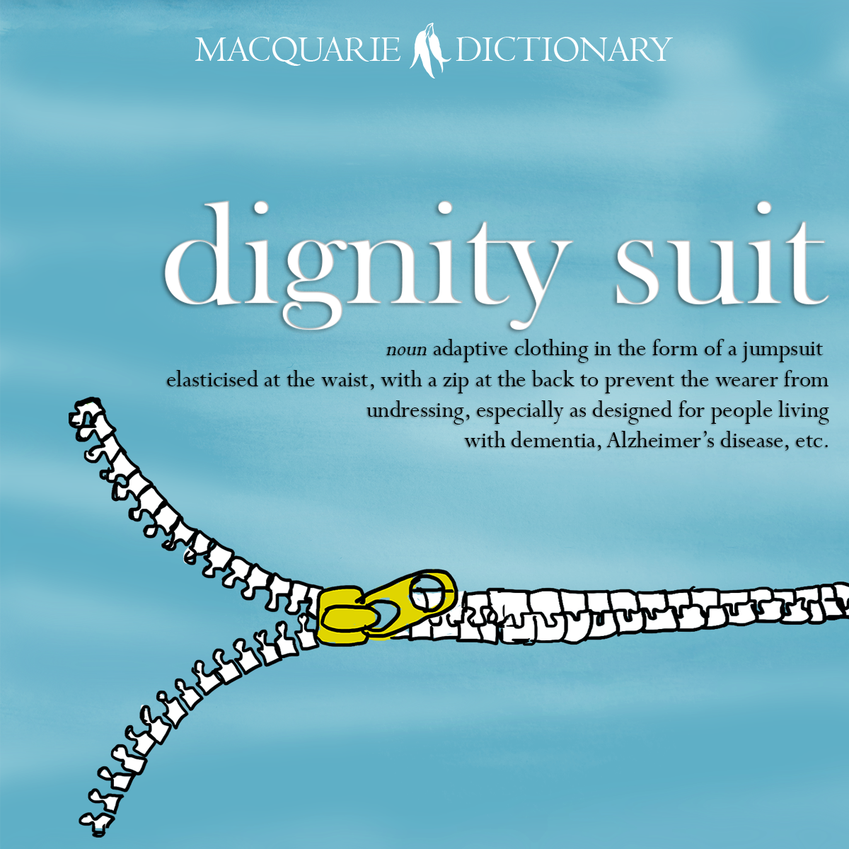 Word of the Year 2021 - dignity suit