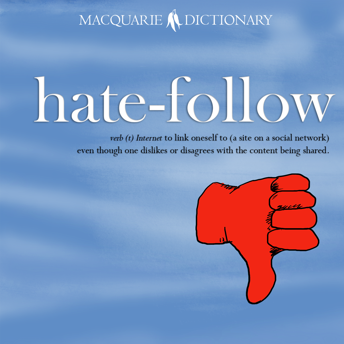 Word of the Year 2021 - hate-follow